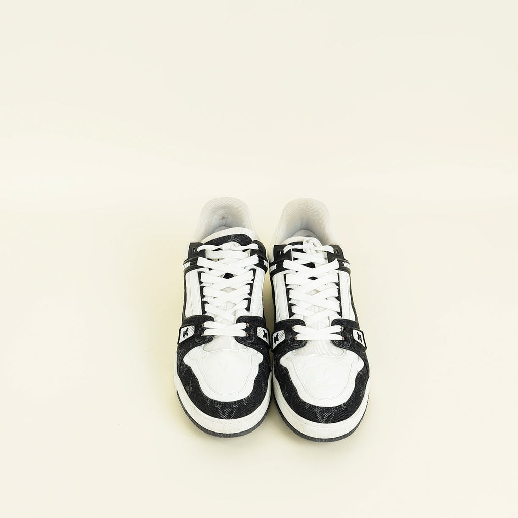 Louis Vuitton Denim Monogram Trainer Sneaker 7