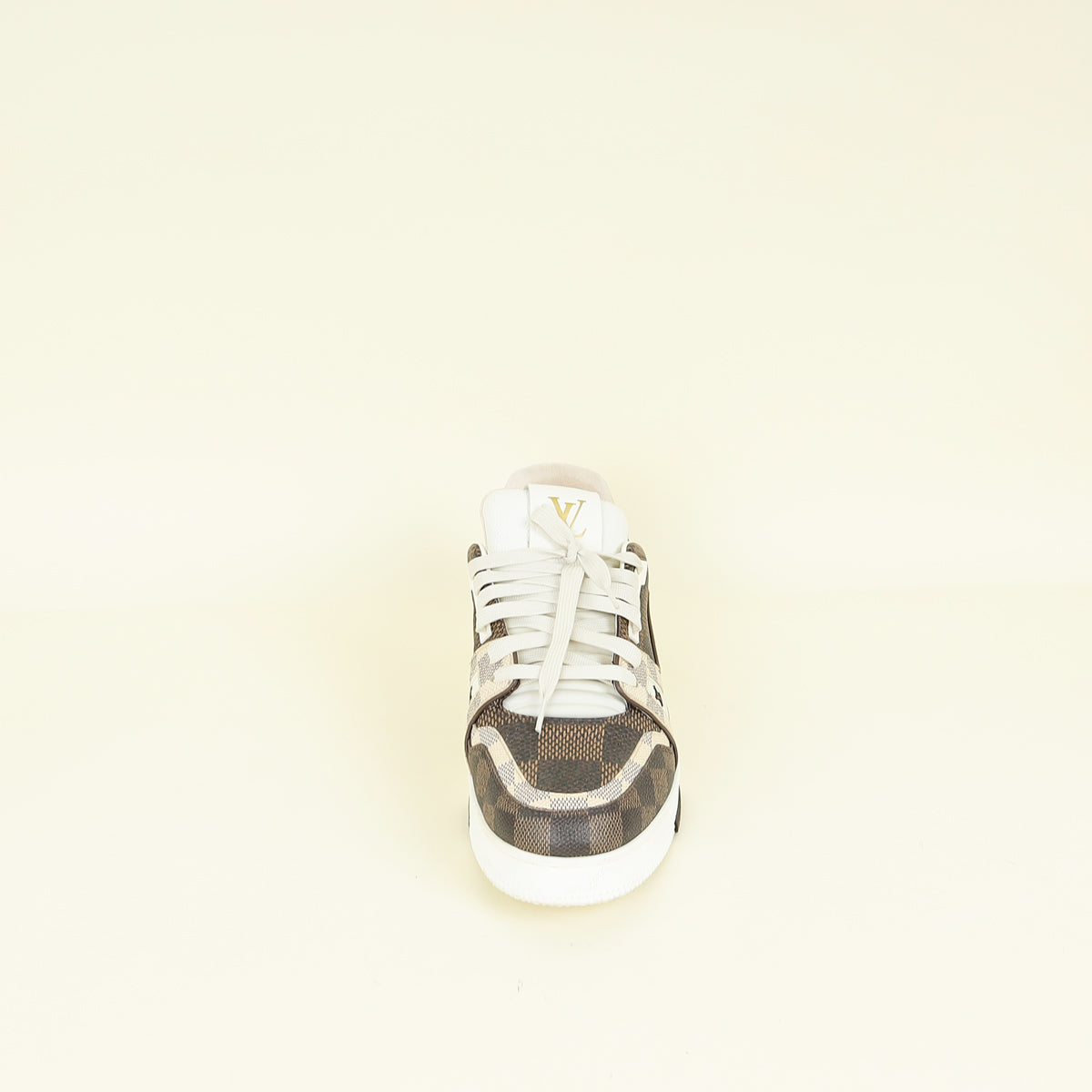 Louis Vuitton Moka Brown Damier Grained Calf Trainer Sneaker 8.5