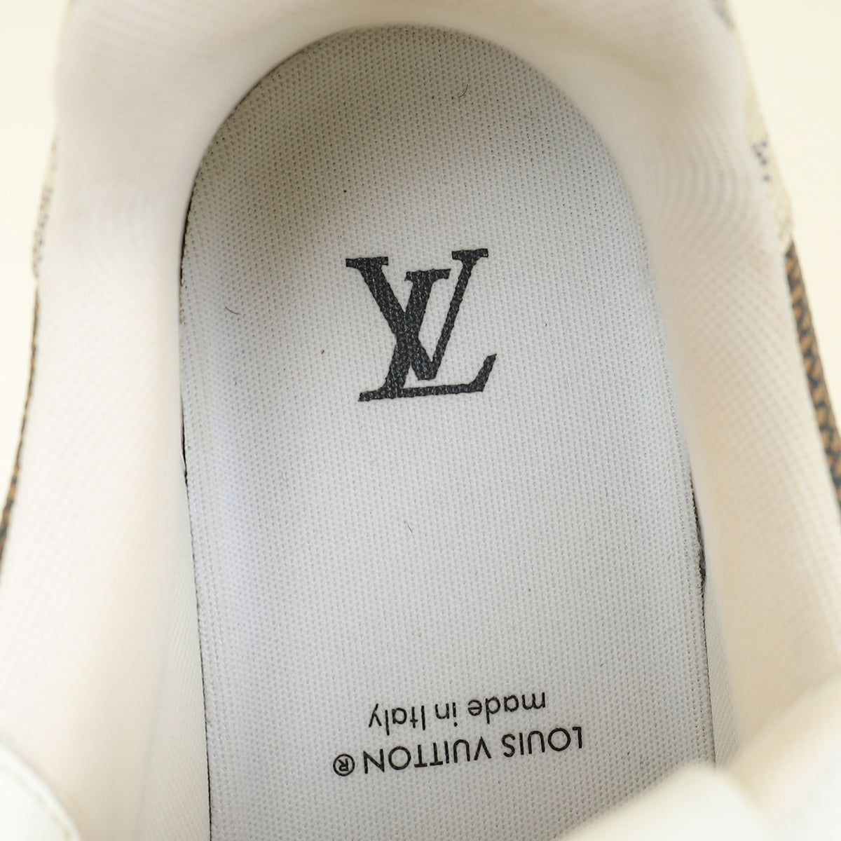 Louis Vuitton Moka Brown Damier Grained Calf Trainer Sneaker 8.5