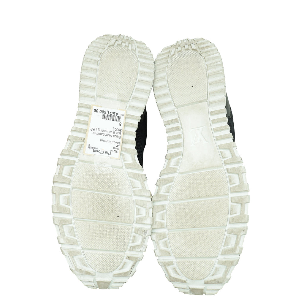 Louis Vuitton Black Monogram Run Away Sneakers 8