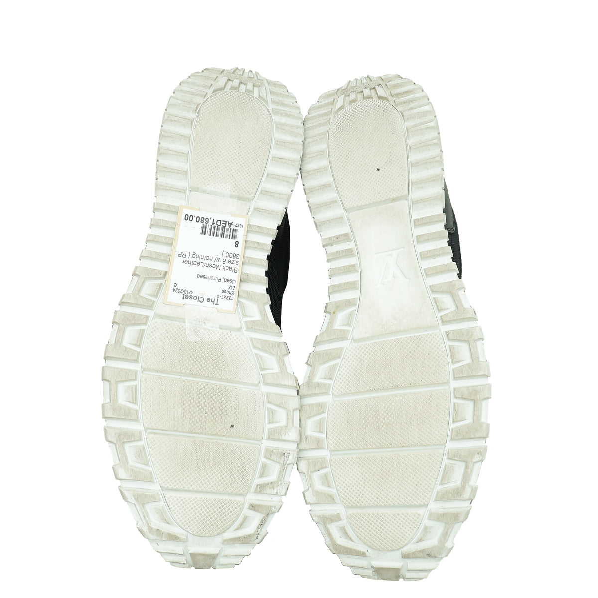 Louis Vuitton Black Monogram Run Away Sneakers 8