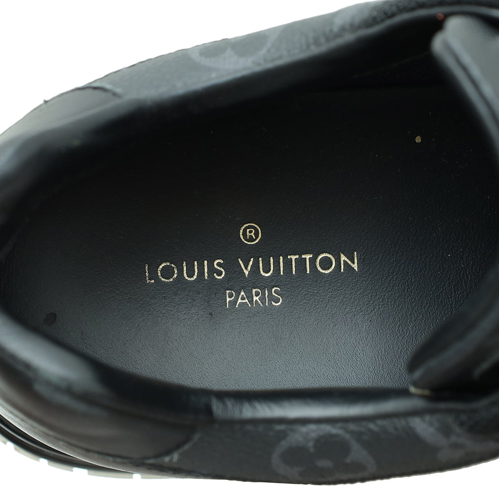 Louis Vuitton Black Monogram Run Away Sneakers 8