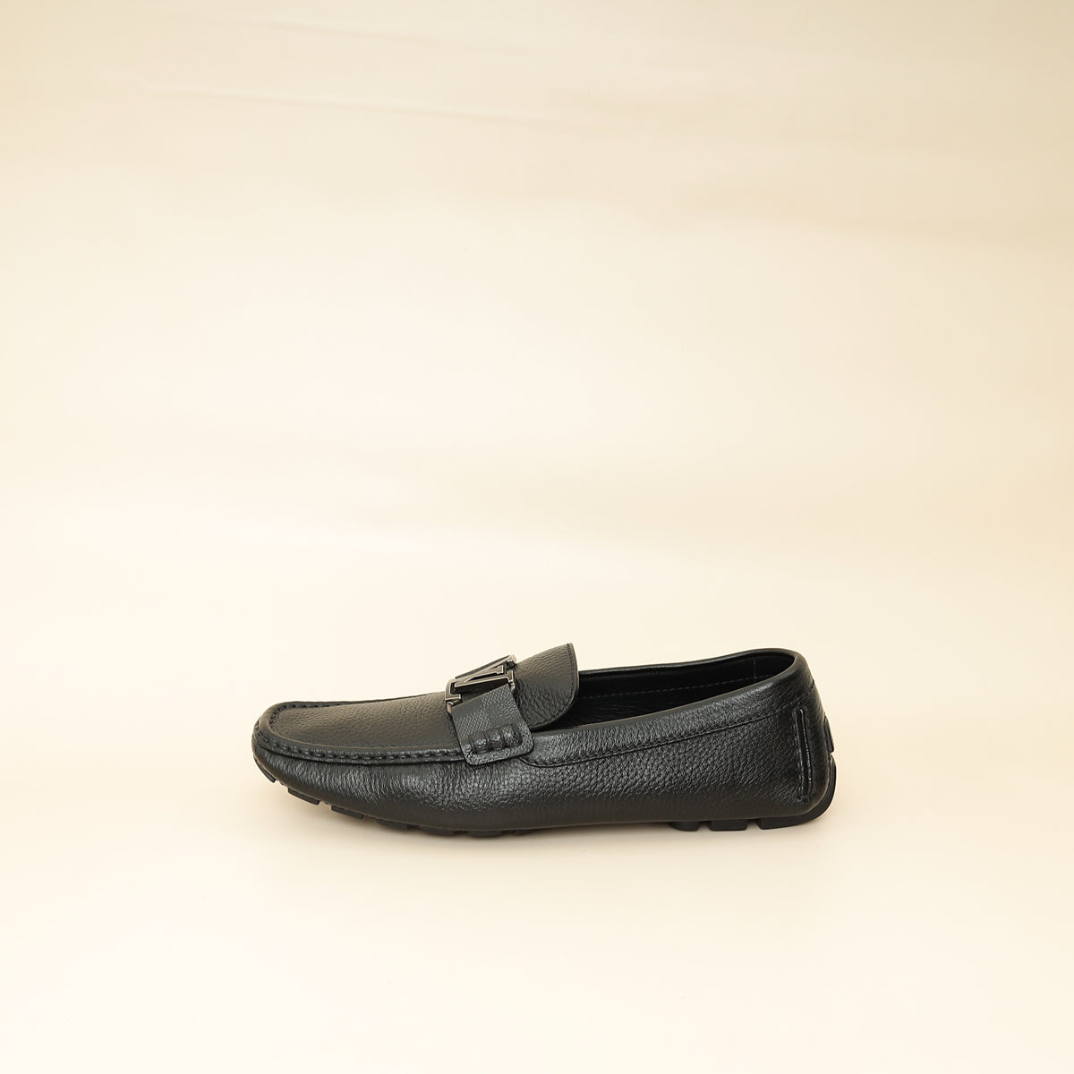 Louis Vuitton Black Monte Carlo Moccasins Men's Loafer 8
