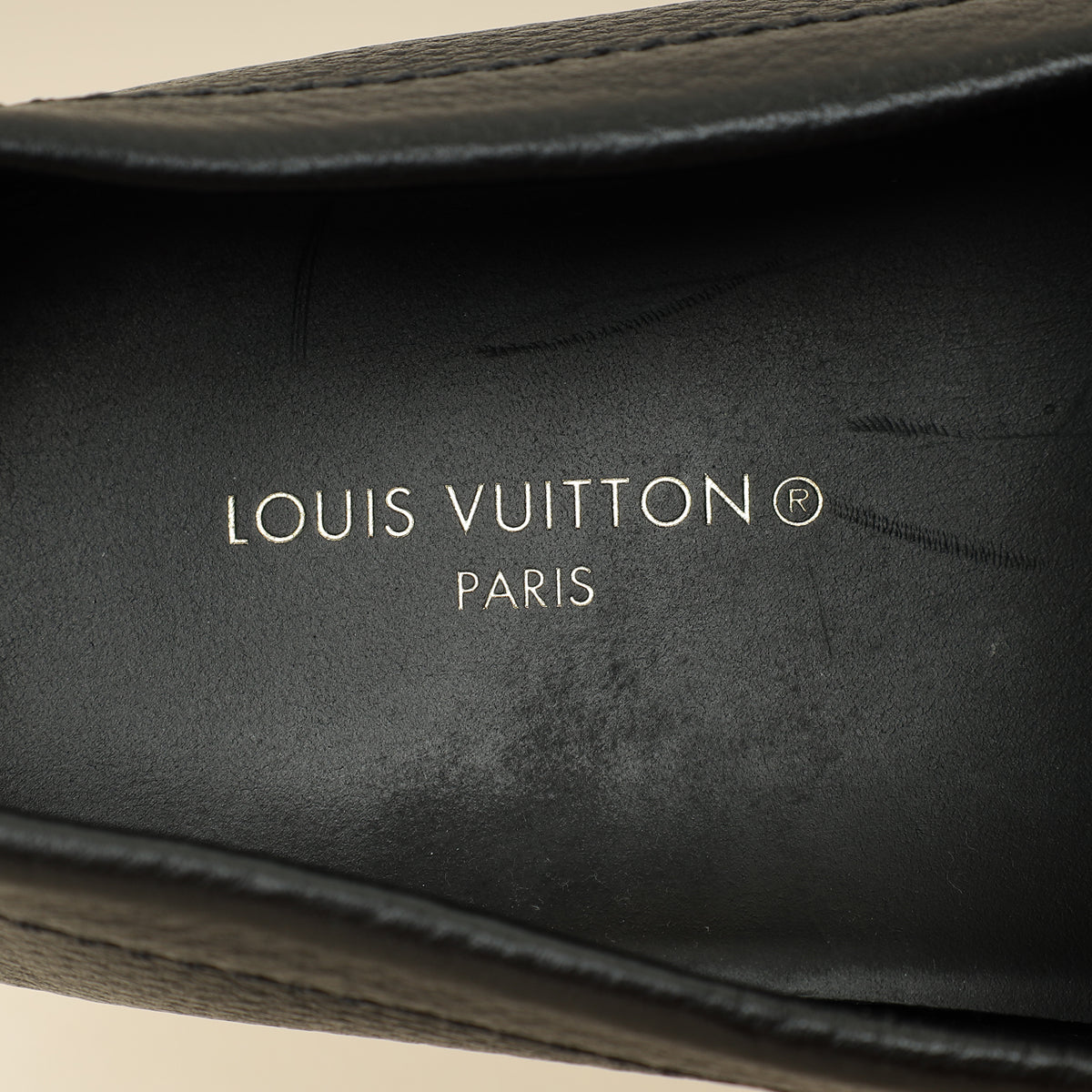 Louis Vuitton Black Monte Carlo Moccasins Men's Loafer 8