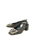 Louis Vuitton Brown Monogram Madeleine Slingback 35