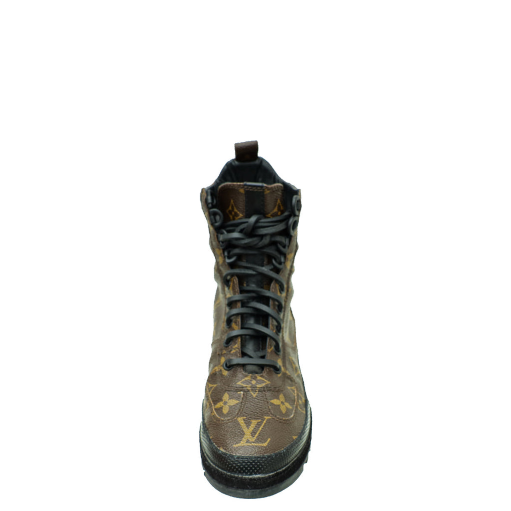 Louis Vuitton Monogram Black Eldorado Desert Boot 35