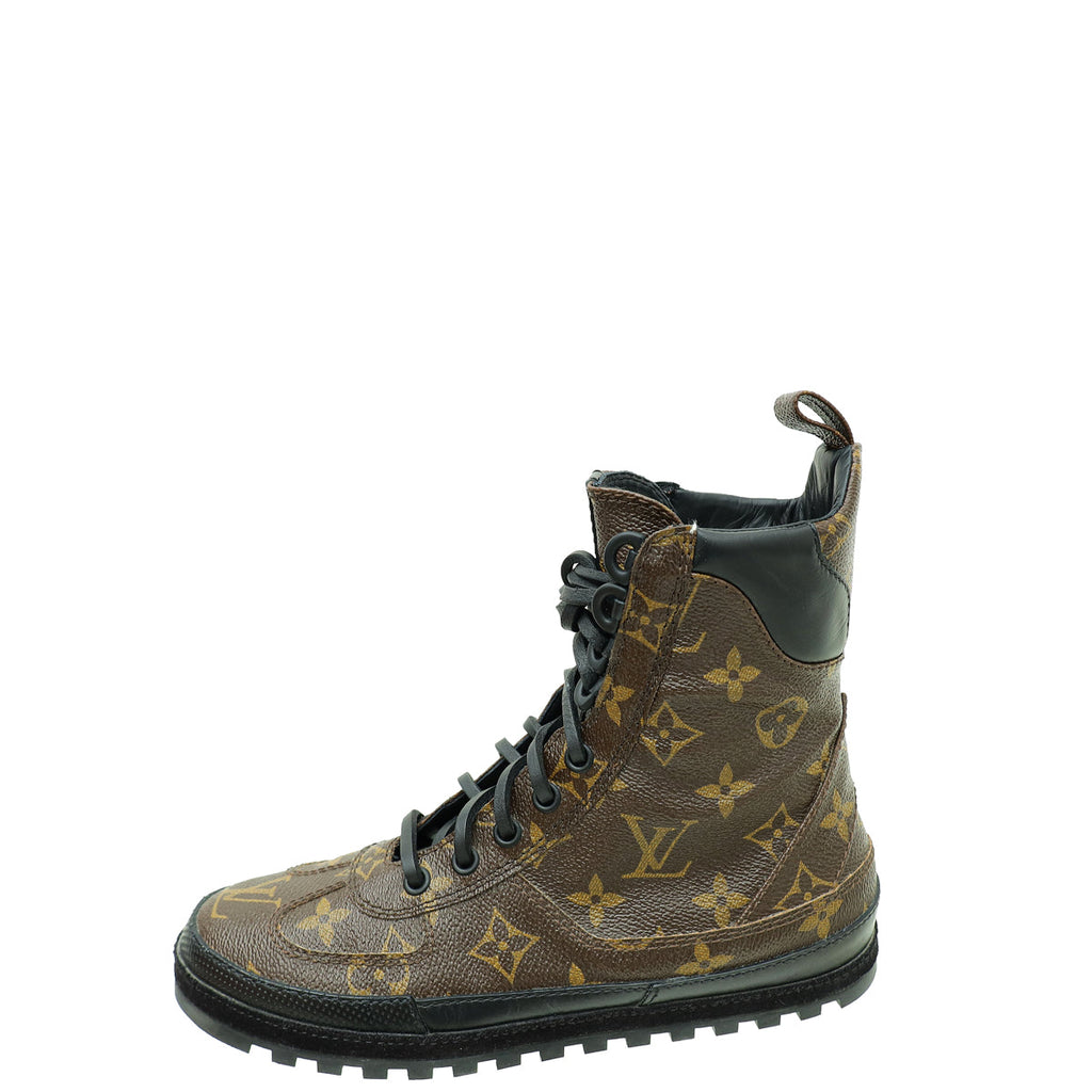 Louis Vuitton Monogram Black Eldorado Desert Boot 35