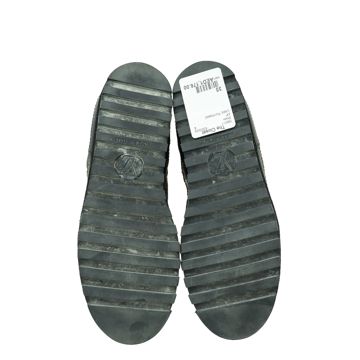 Louis Vuitton Monogram Black Eldorado Desert Boot 35