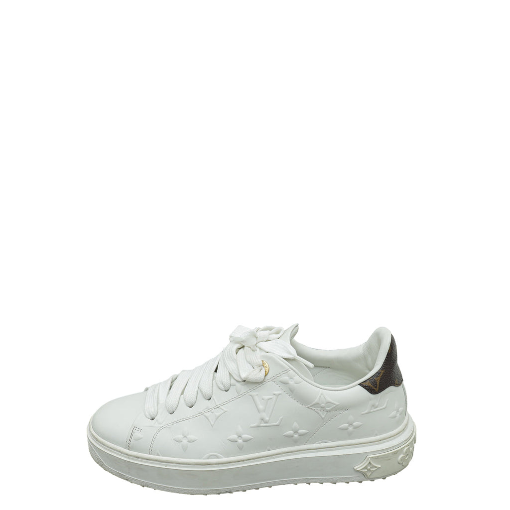 Louis Vuitton Bicolor Time Out Sneaker 35.5