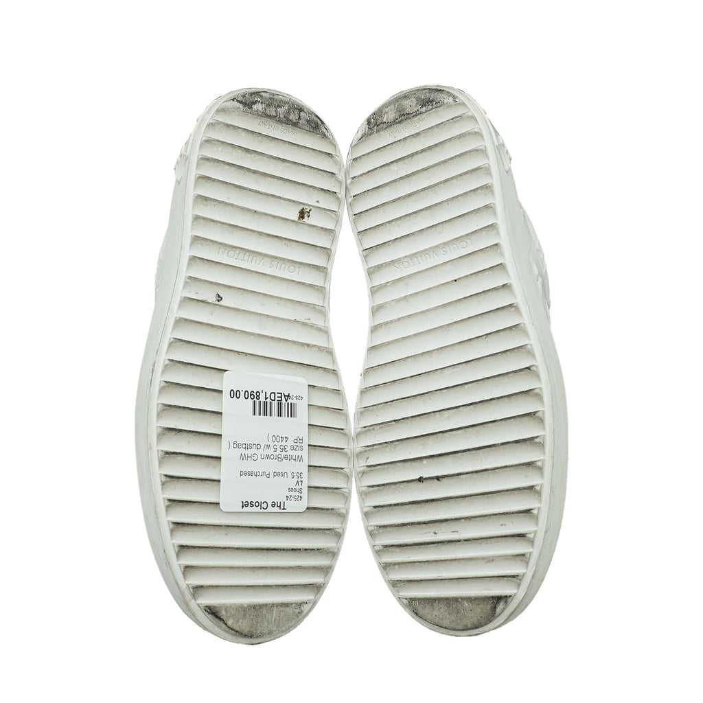 Louis Vuitton Bicolor Time Out Sneaker 35.5