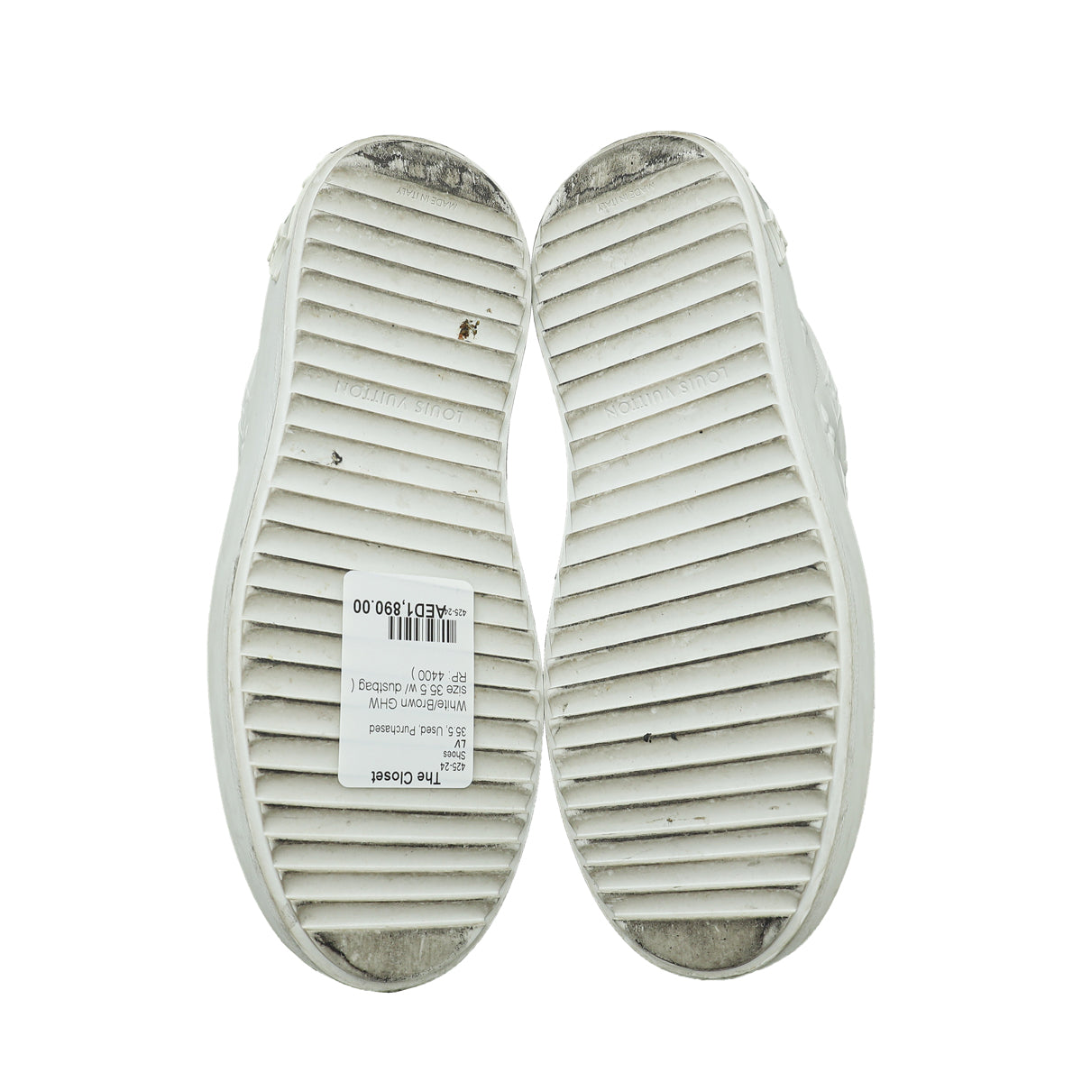 Louis Vuitton Bicolor Time Out Sneaker 35.5