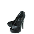 Louis Vuitton Black Oh Really Pumps 36.5