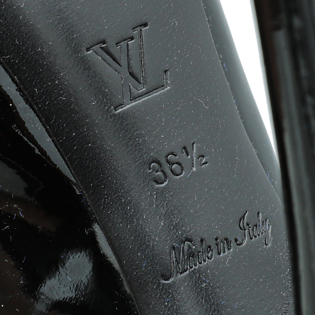Louis Vuitton Black Oh Really Pumps 36.5