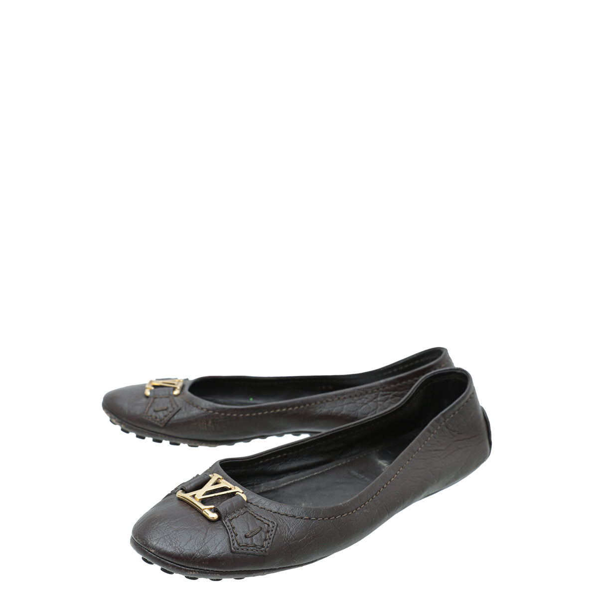 Louis Vuitton Brown Oxford Loafer 36.5