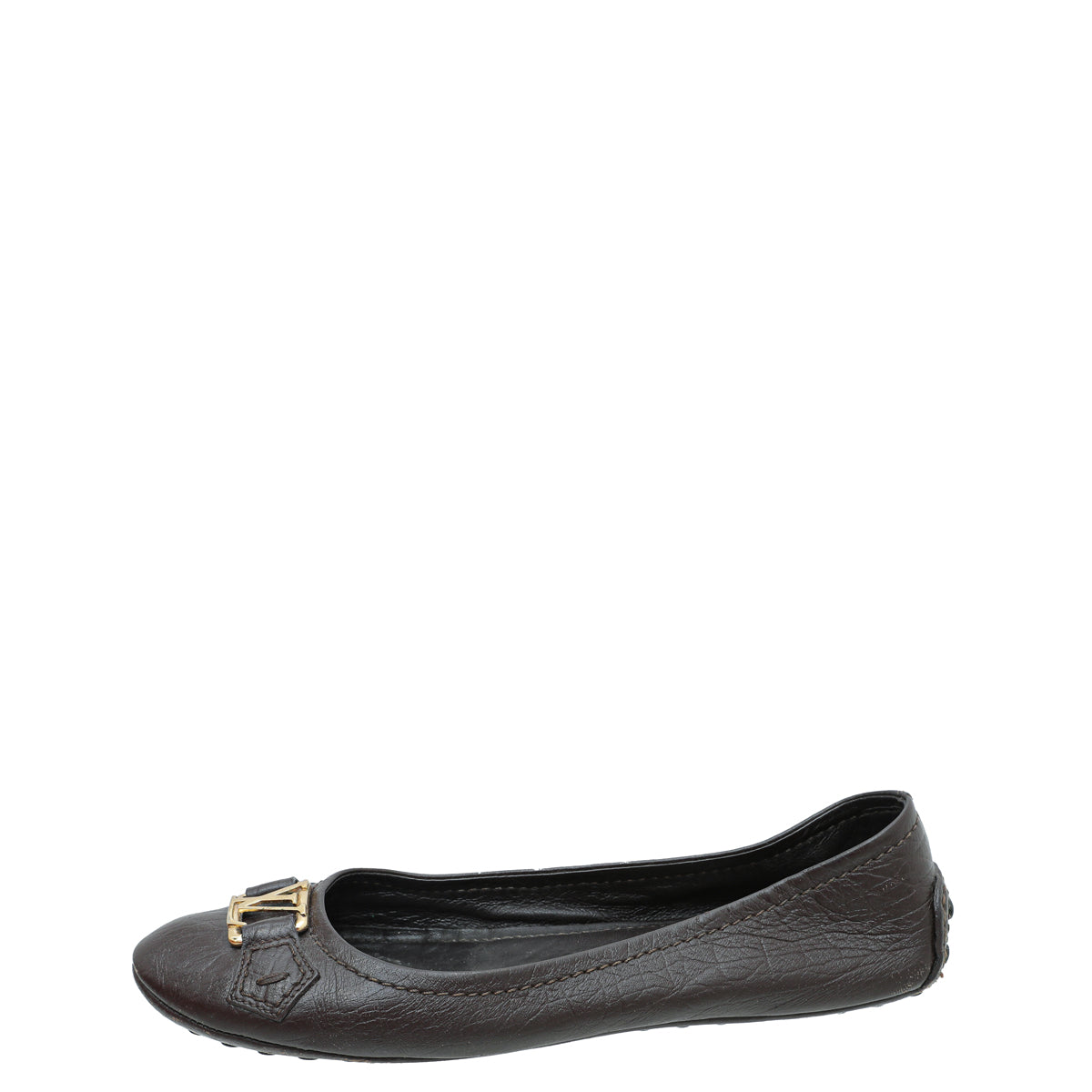 Louis Vuitton Brown Oxford Loafer 36.5