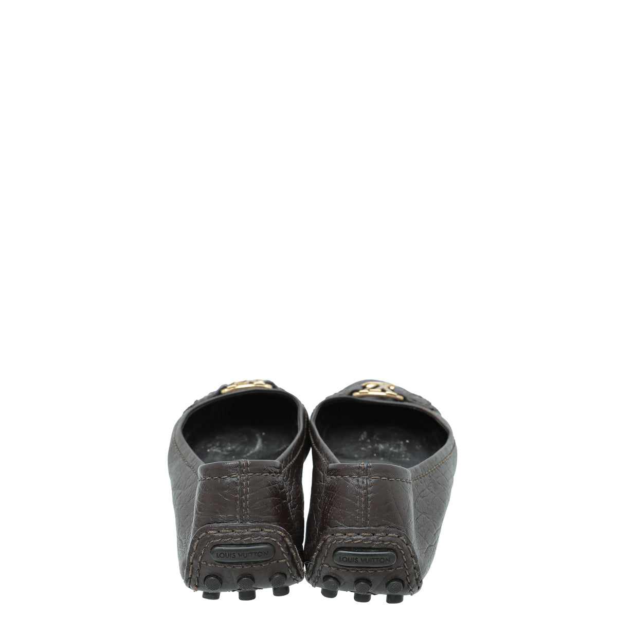 Louis Vuitton Brown Oxford Loafer 36.5
