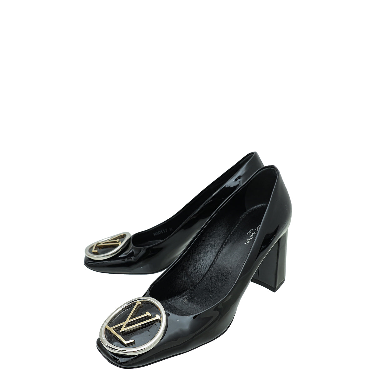 Louis Vuitton Black Vernis Madeleine Pumps 36