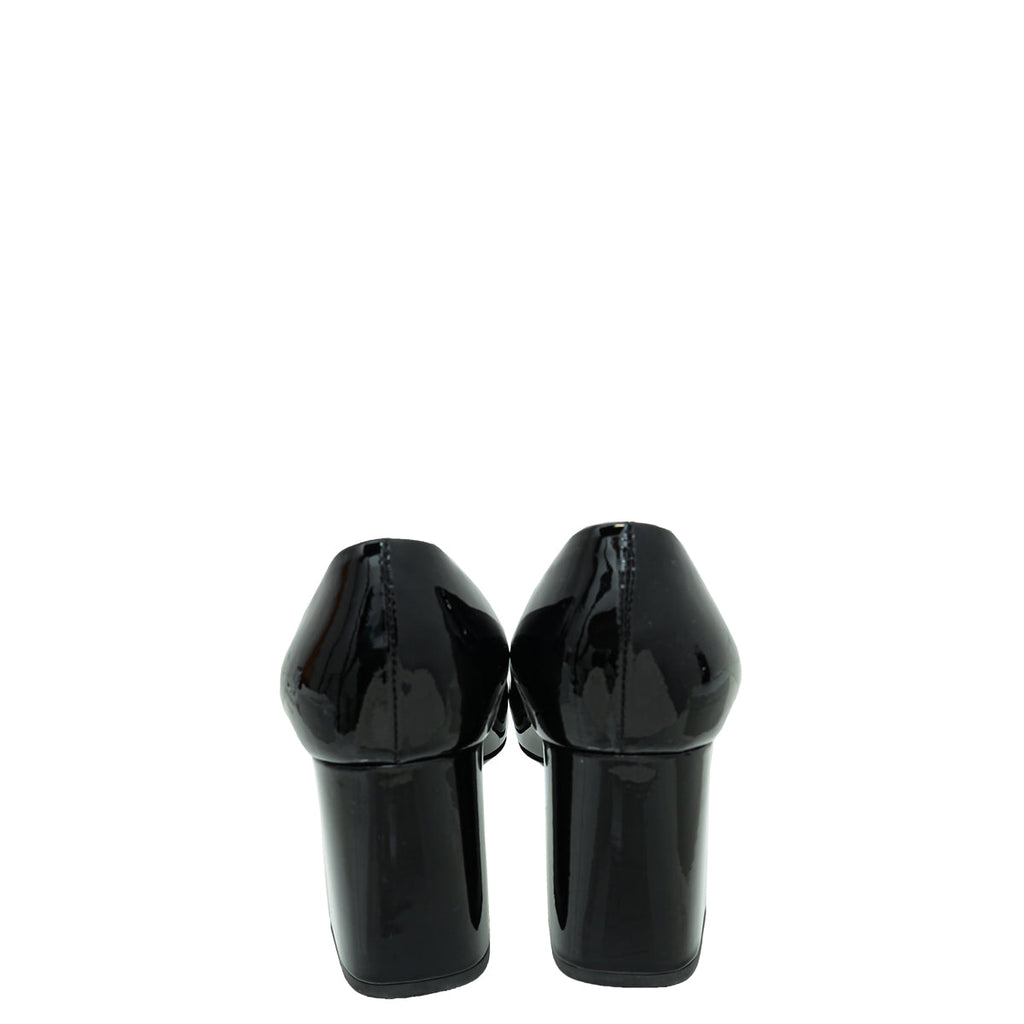Louis Vuitton Black Vernis Madeleine Pumps 36