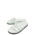 Louis Vuitton Blanc Isola Flat Comfort Mule 36