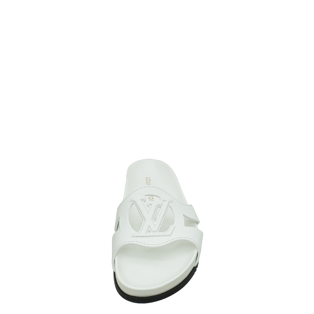 Louis Vuitton Blanc Isola Flat Comfort Mule 36