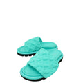 Louis Vuitton Bleu Clair Monogram Fabric Embossed Monogram Pool Pillow Comfort Mules 36