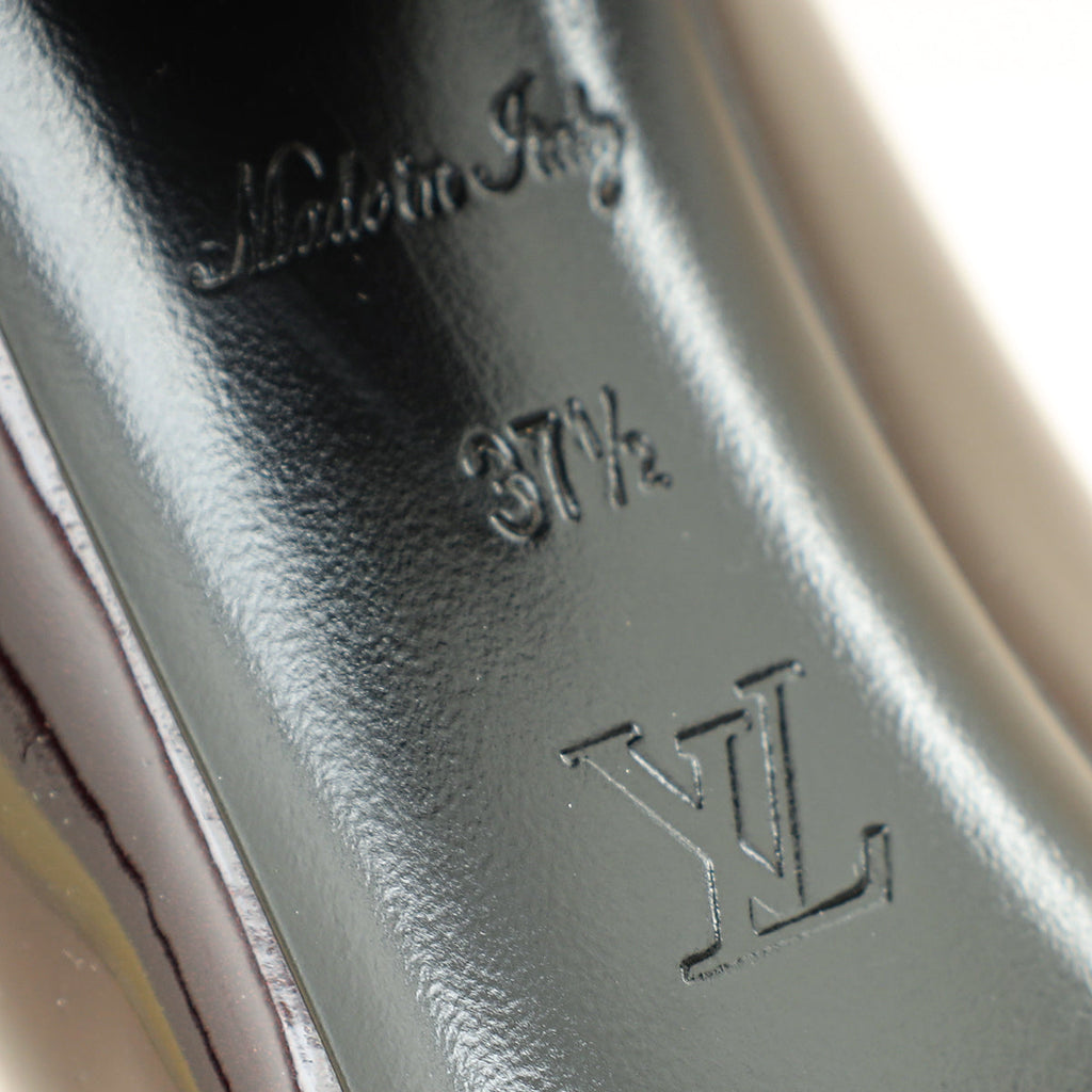 Louis Vuitton Amarante Vernis Madeleine Pump 37.5