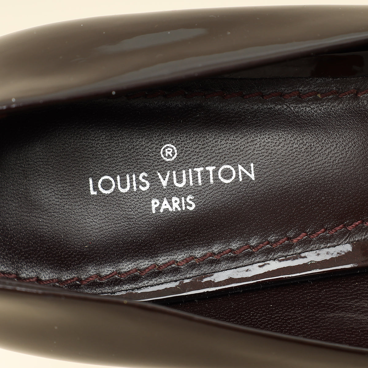 Louis Vuitton Amarante Vernis Madeleine Pump 37.5