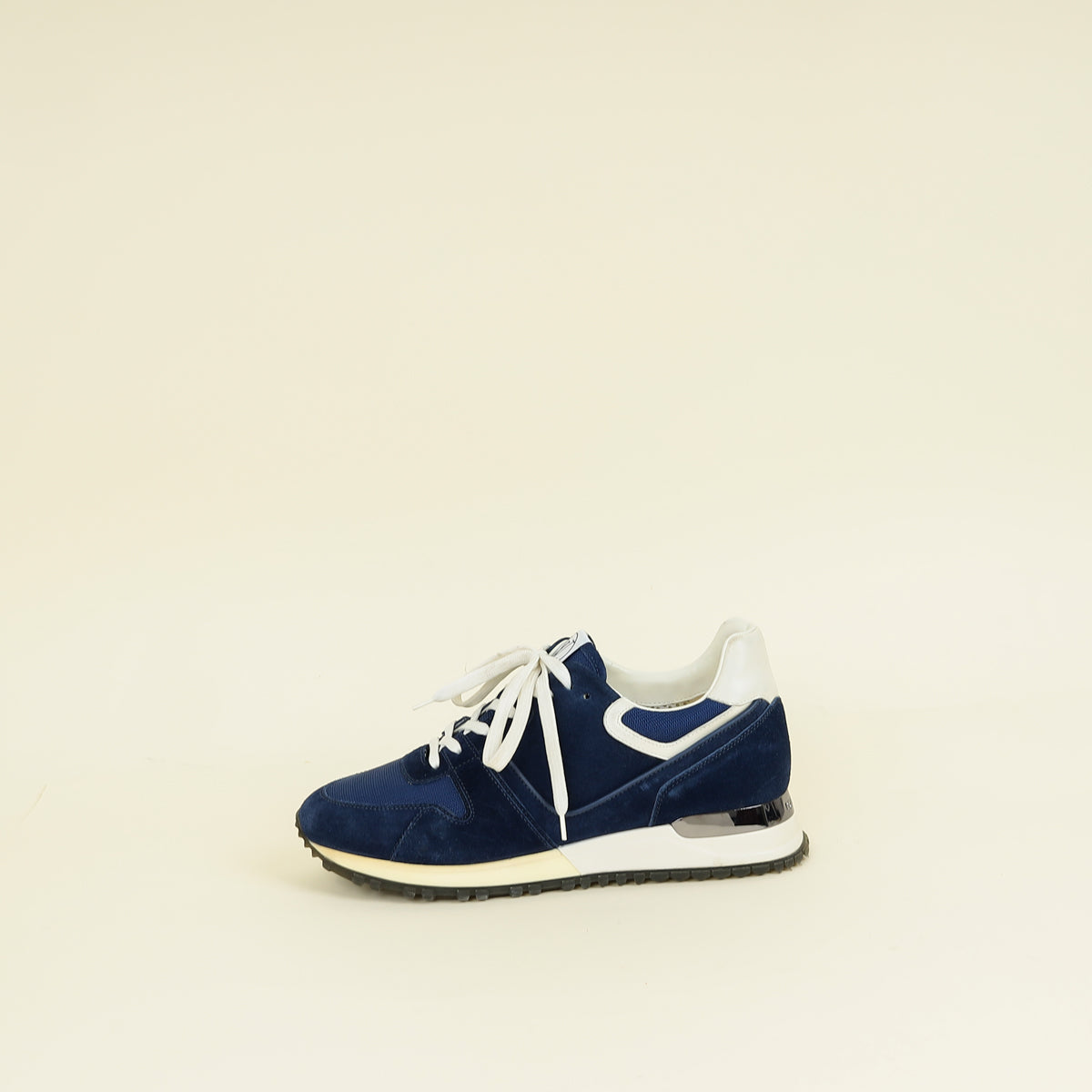 Louis Vuitton Blue Run Away Lace Up Sneakers 37.5