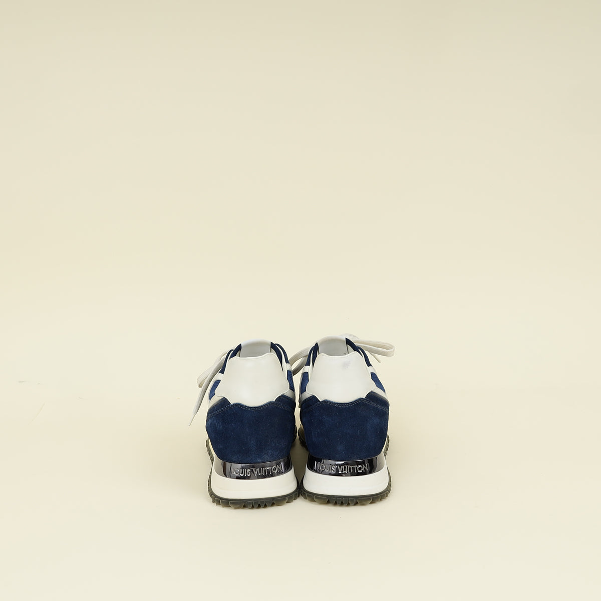 Louis Vuitton Blue Run Away Lace Up Sneakers 37.5