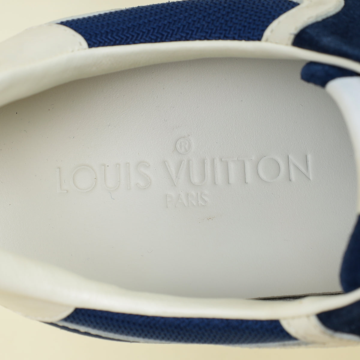 Louis Vuitton Blue Run Away Lace Up Sneakers 37.5
