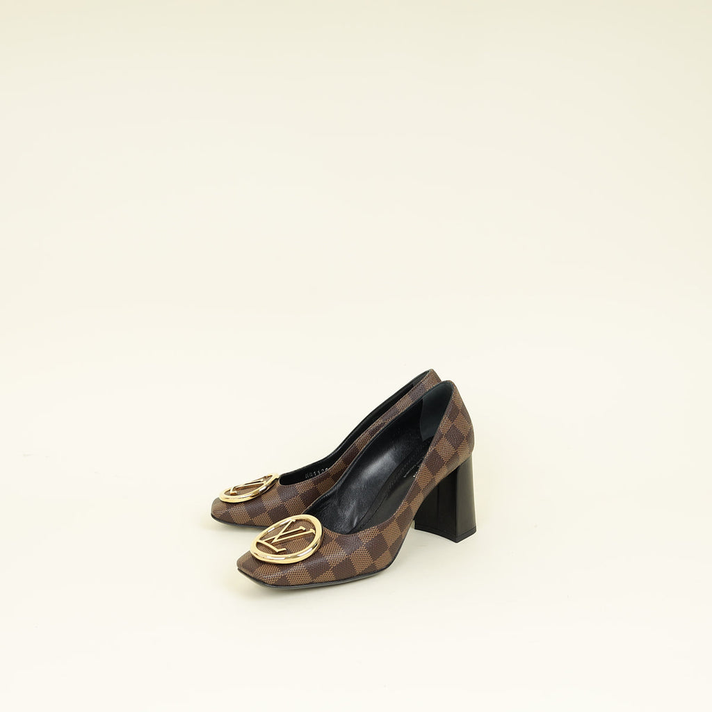 Louis Vuitton Damier Ebene Middle East Exclusive - Madeleine Pump 37.5