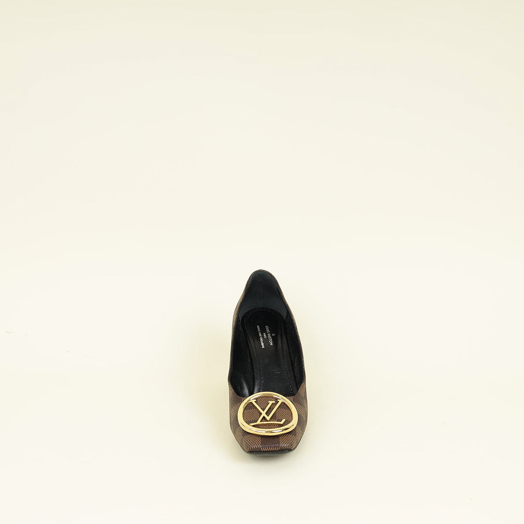 Louis Vuitton Damier Ebene Middle East Exclusive - Madeleine Pump 37.5