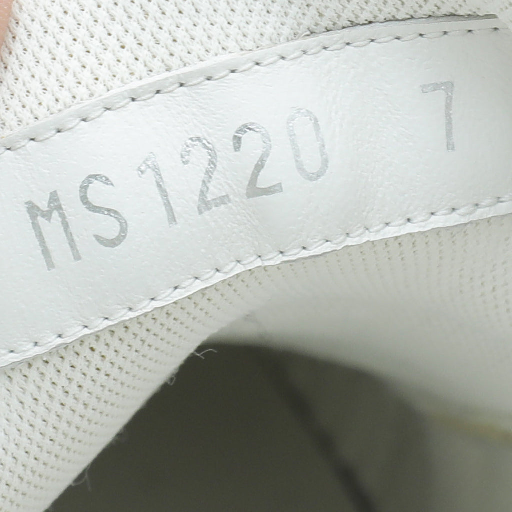Louis Vuitton White Monogram Embossed Luxembourg Trainer Sneaker 7