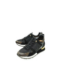 Louis Vuitton Monogram Black Run Away Sneaker 37