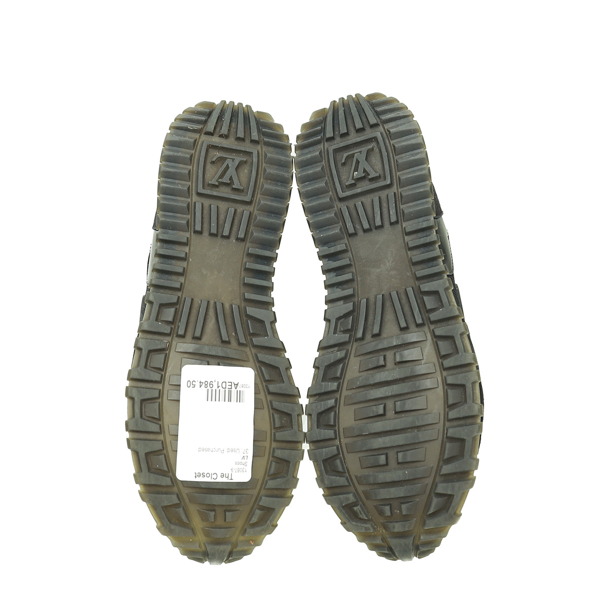 Louis Vuitton Monogram Black Run Away Sneaker 37