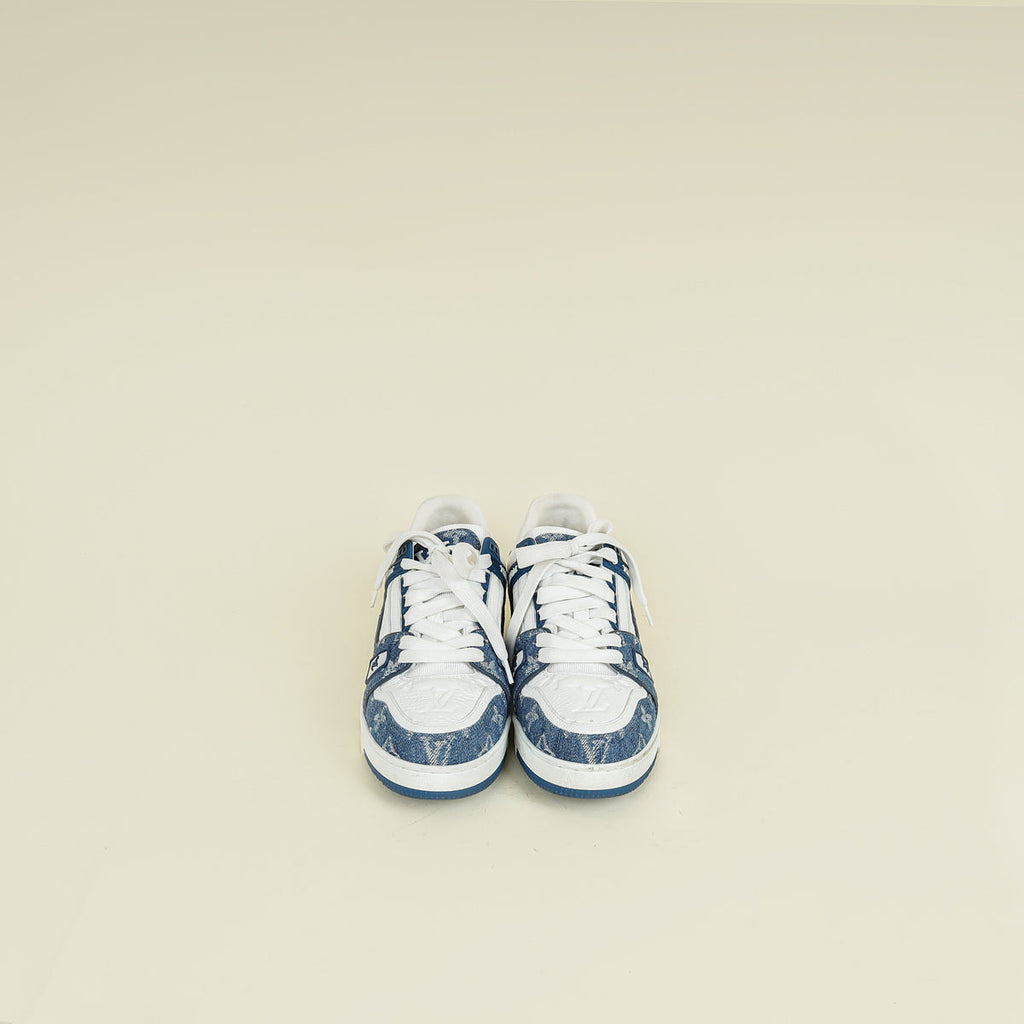 Louis Vuitton Bicolor Monogram Trainers 37