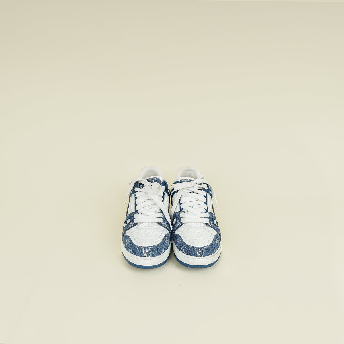 Louis Vuitton Bicolor Monogram Trainers 37