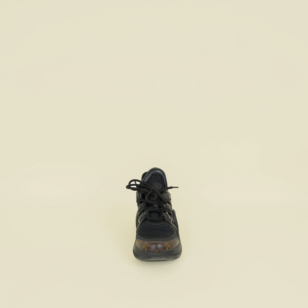 Louis Vuitton Monogram Black Archlight Sneaker 37