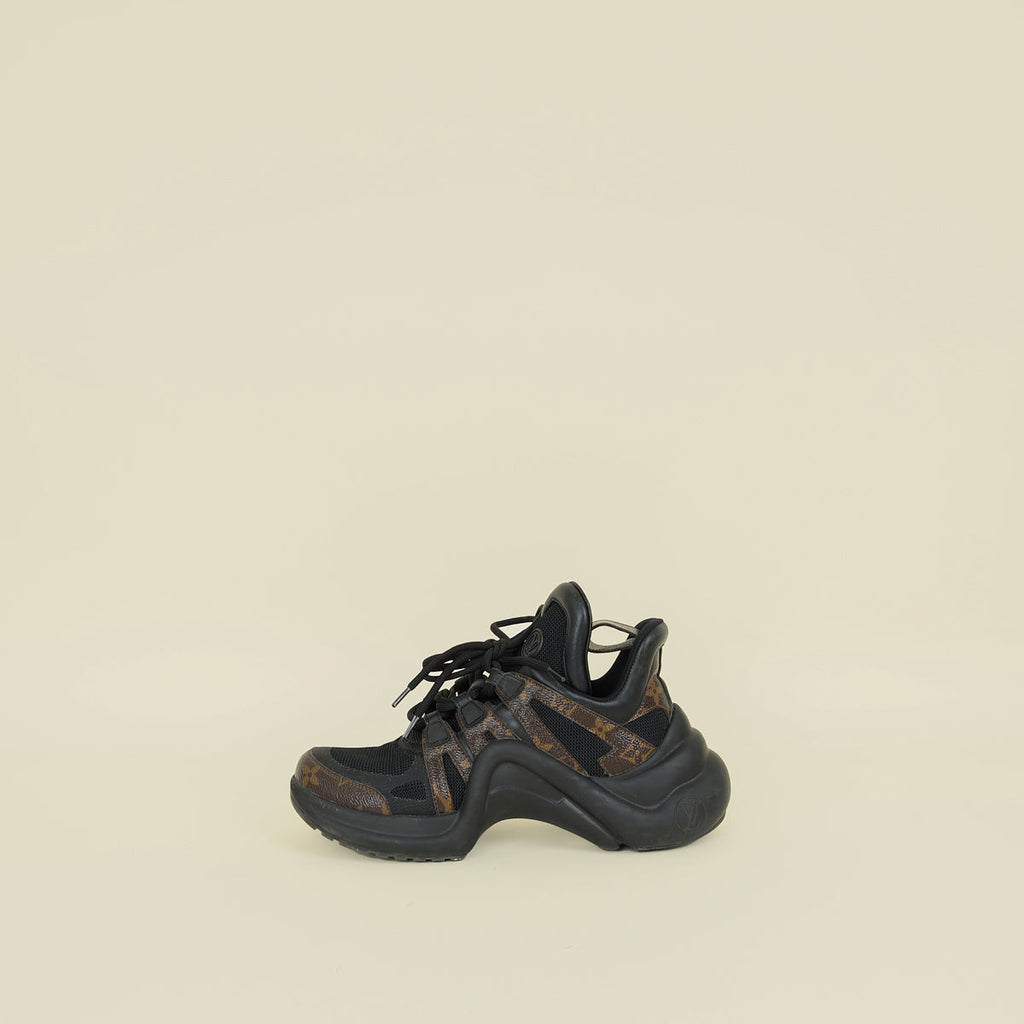 Louis Vuitton Monogram Black Archlight Sneaker 37