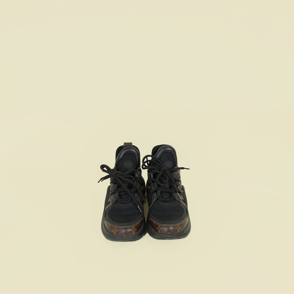 Louis Vuitton Monogram Black Archlight Sneaker 37