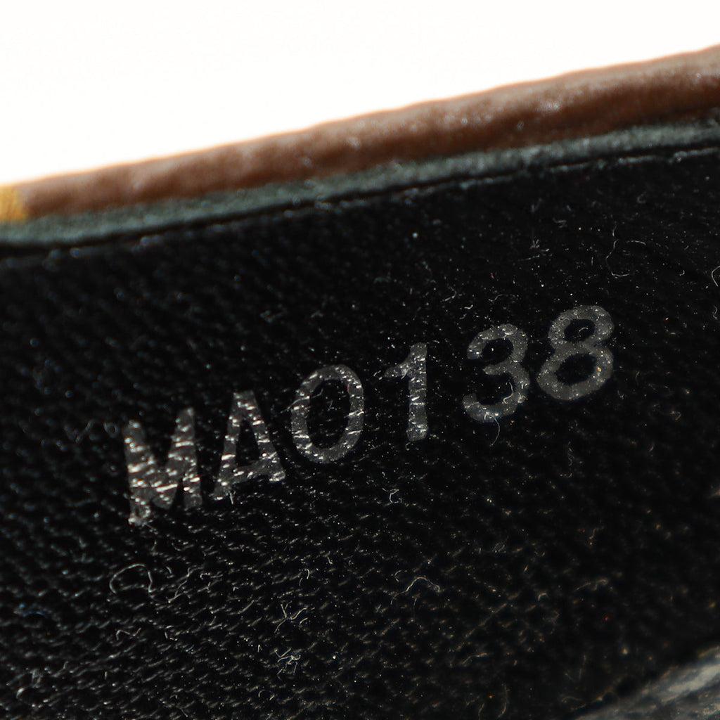 Louis Vuitton Monogram Black Pointed Toe Pumps 37