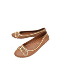 Louis Vuitton Brown Oxford Ballerina Flats 38