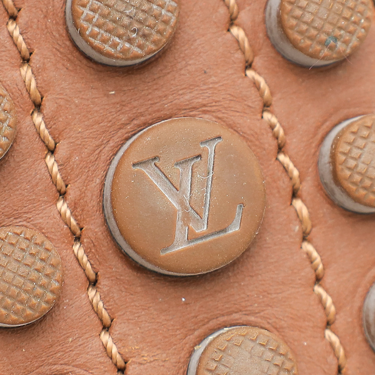 Louis Vuitton Brown Oxford Ballerina Flats 38