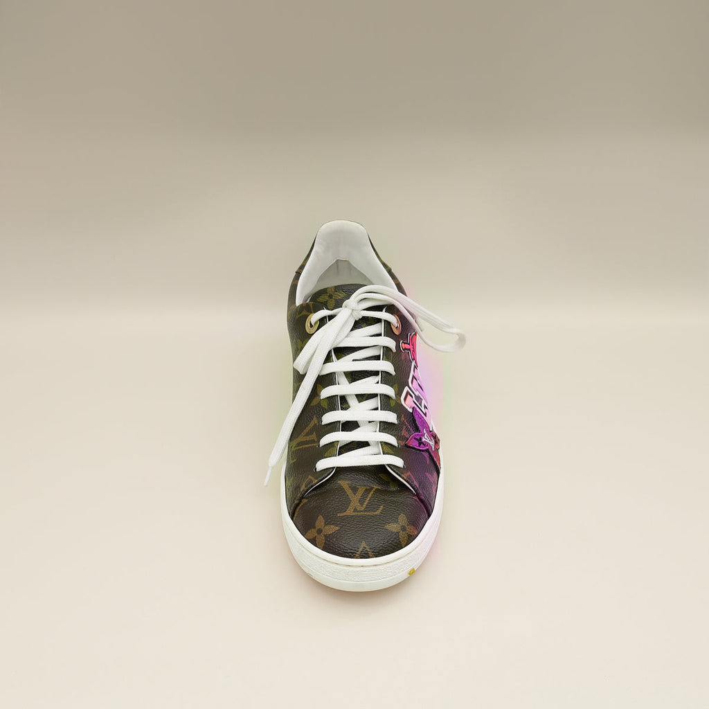 Louis Vuitton Monogram Frontrow Heart Sneakers 38.5