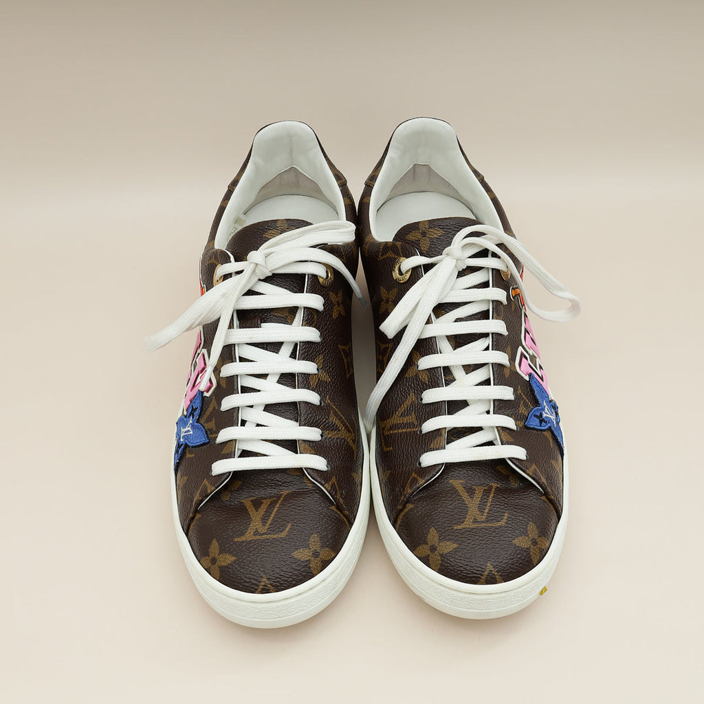 Louis Vuitton Monogram Frontrow Heart Sneakers 38.5