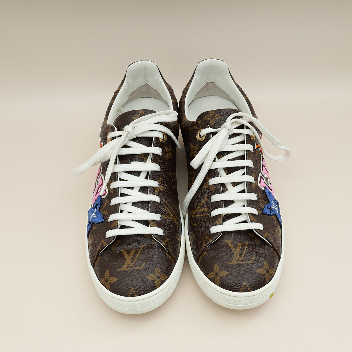 Louis Vuitton Monogram Frontrow Heart Sneakers 38.5