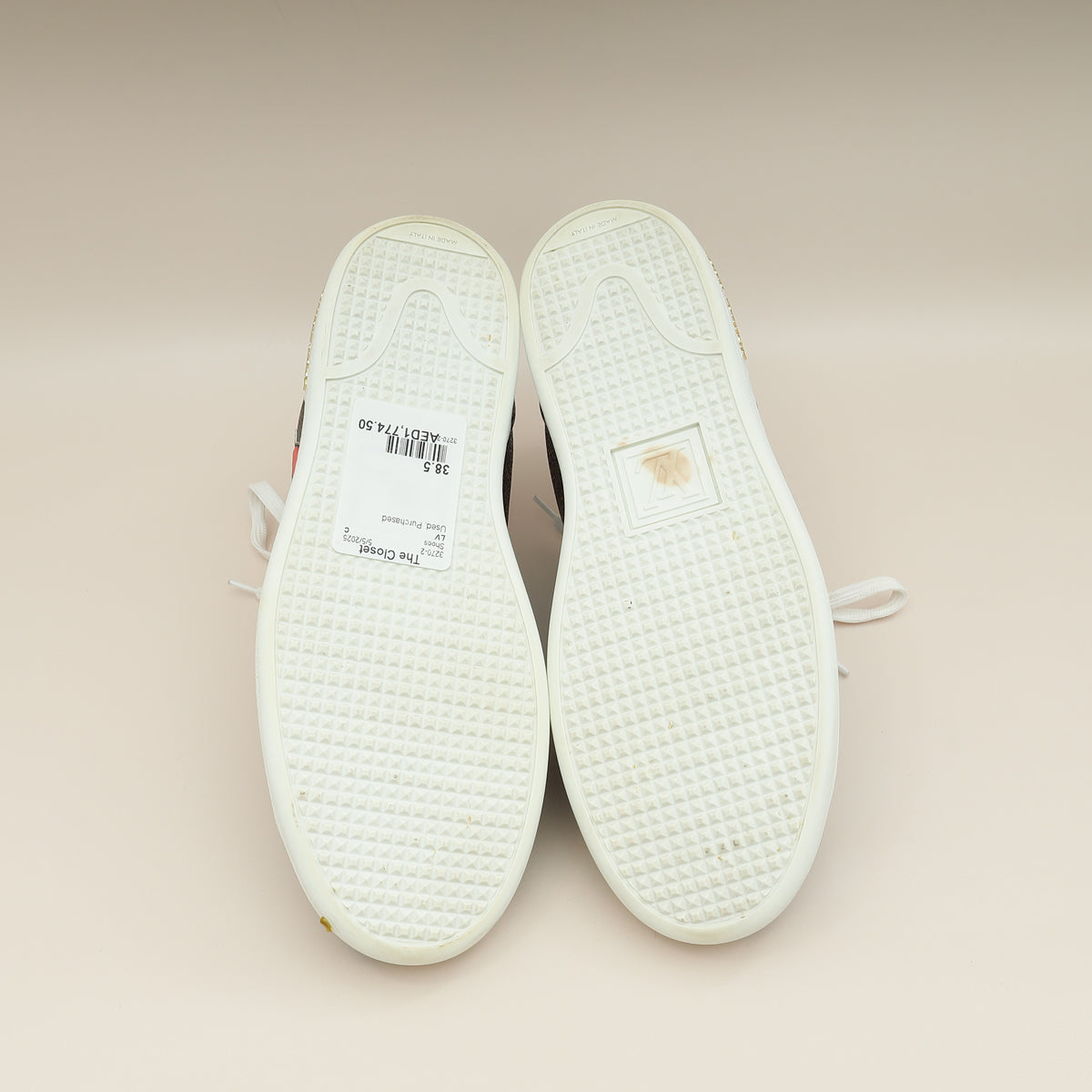Louis Vuitton Monogram Frontrow Heart Sneakers 38.5