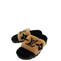 Louis Vuitton Bicolor Mink Fur Pool Pillow Comfort Mule 38
