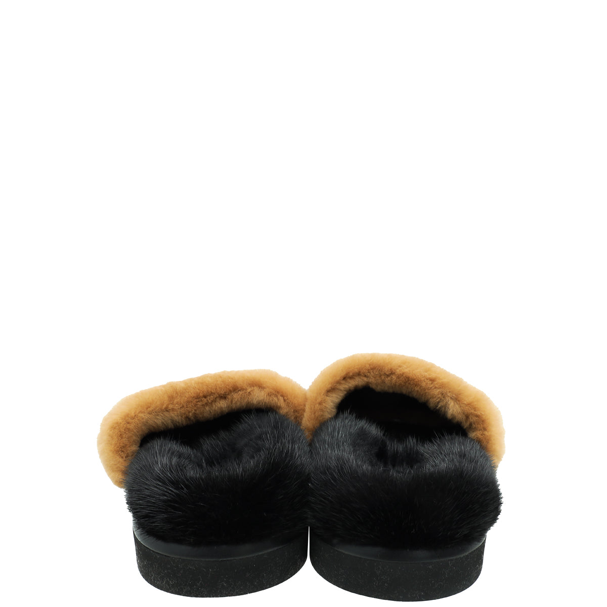 Louis Vuitton Bicolor Mink Fur Pool Pillow Comfort Mule 38