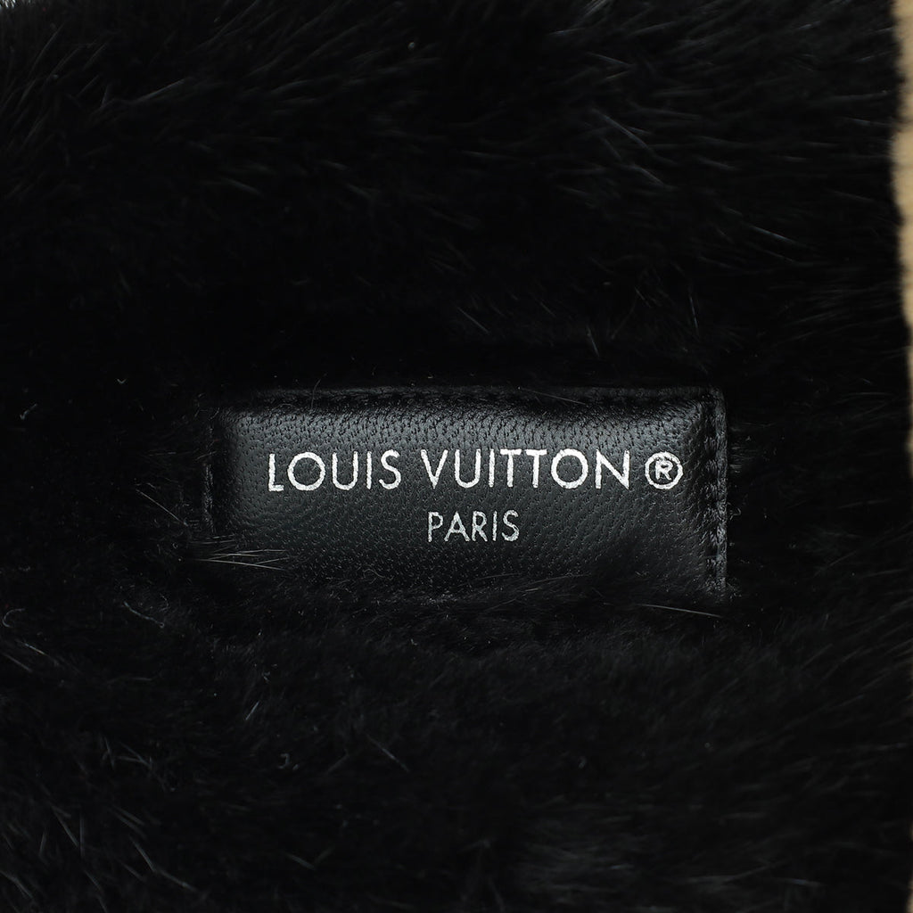 Louis Vuitton Bicolor Mink Fur Pool Pillow Comfort Mule 38